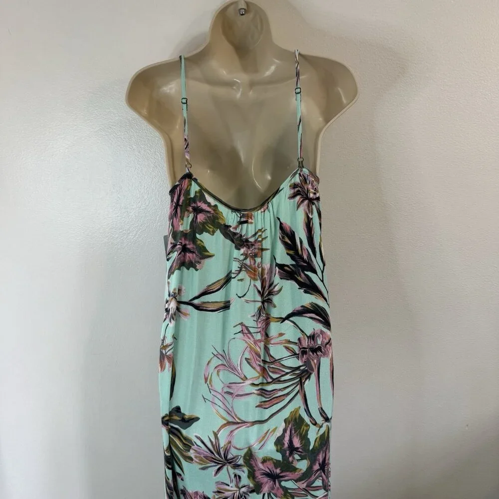 O'Neill Tropical Maxi Dress - Aqua and Lavender - Picture 8 of 12